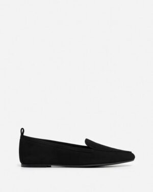 CAJSA SUEDE LOAFERS, black - 41