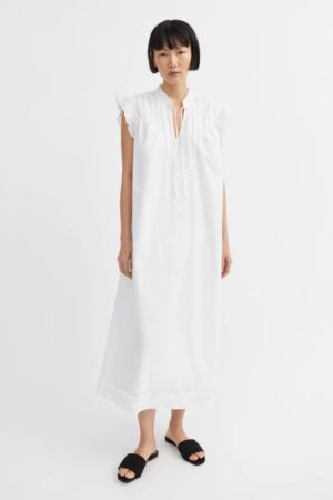 AURORA DRESS, optic white - 36