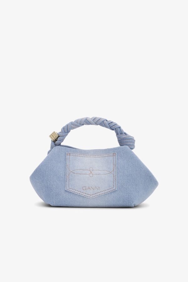 DENIM SMALL GANNI BOU BAG - Image 2