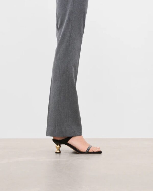 ALI LEATHER SANDALS, black - Image 3