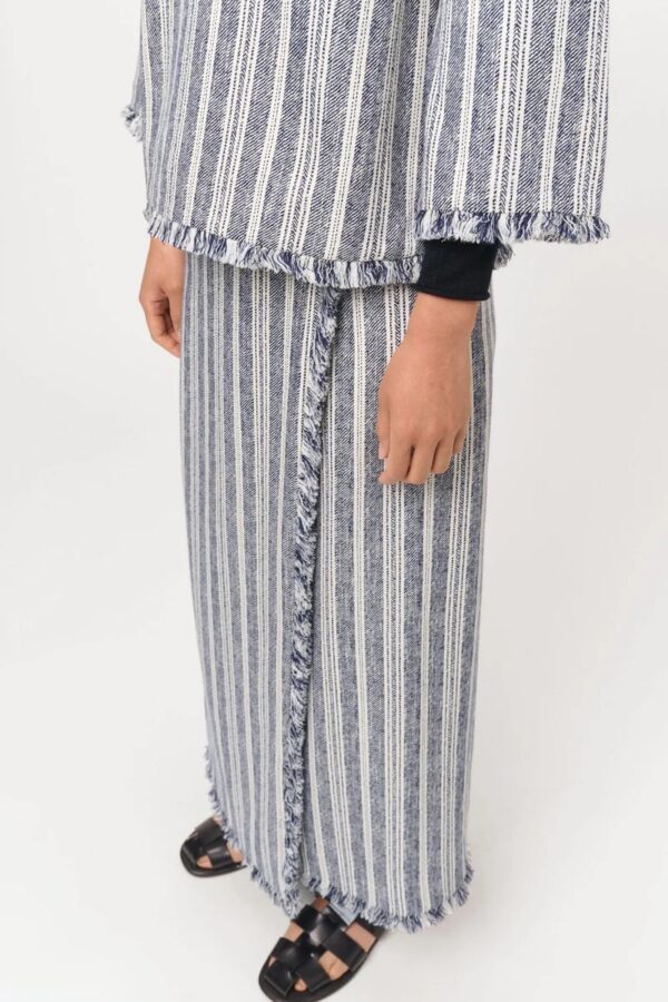 MAE SKIRT, multi blue stripe - Image 3