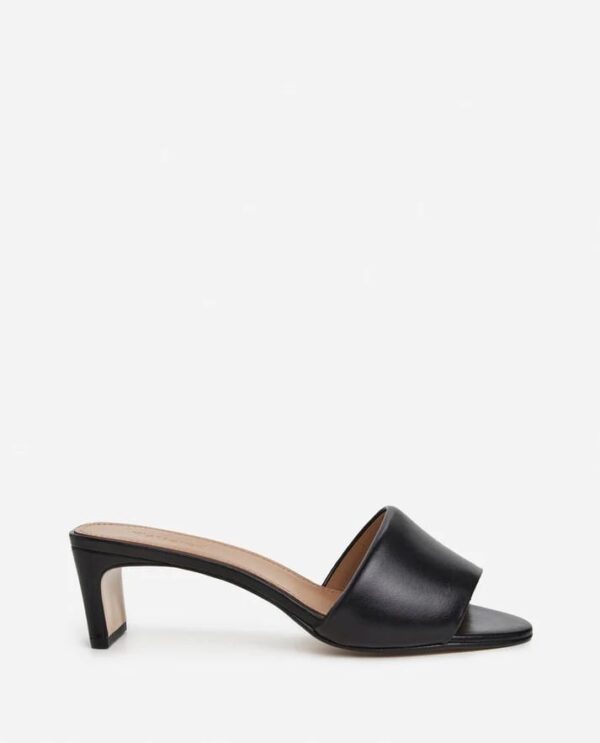 TALLULAH LEATHER SANDALS, black