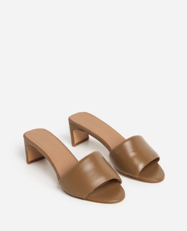 TALLULAH LEATHER SANDALS, olive - Image 2