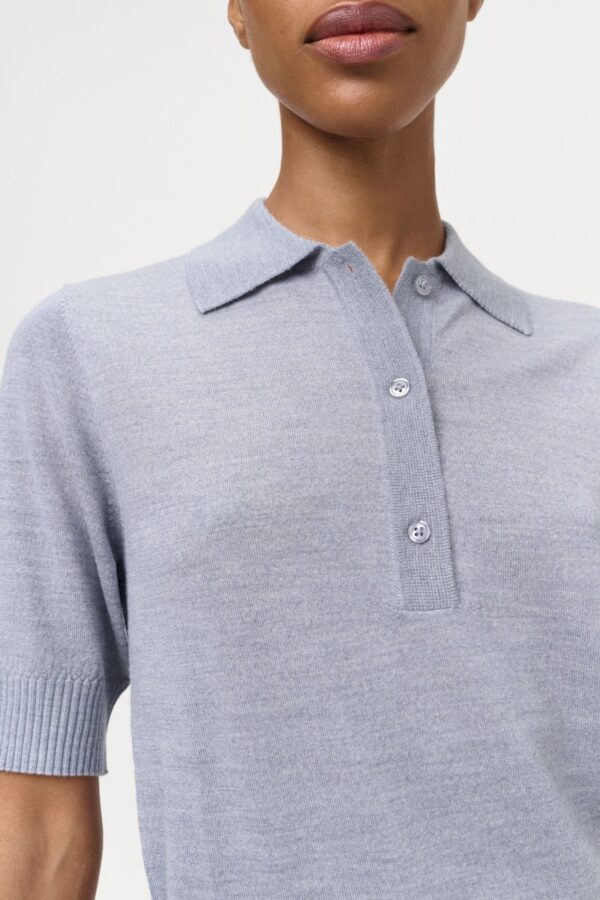 ZENA TOP, grey melange - Image 3