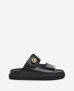 RED SANDALS, black - 40