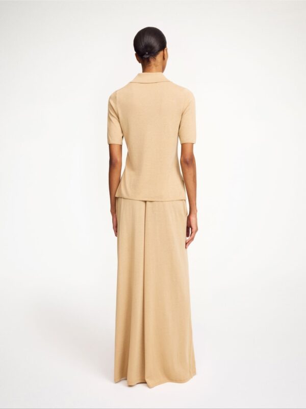 DOTTA BLOUSE, dark sand - Image 3