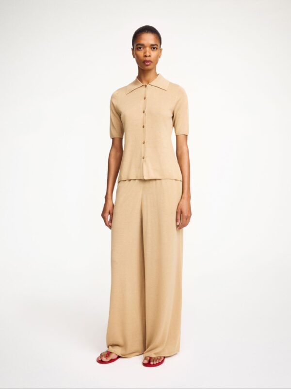 DOTTA BLOUSE, dark sand