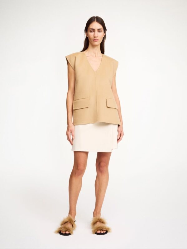 ESMA MINI SKIRT, pearl