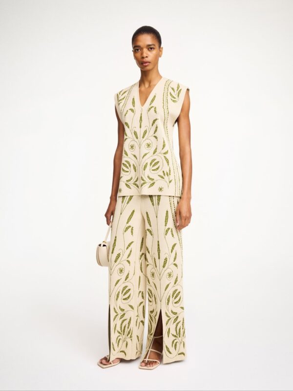 ISOLT VEST, garden jacquard
