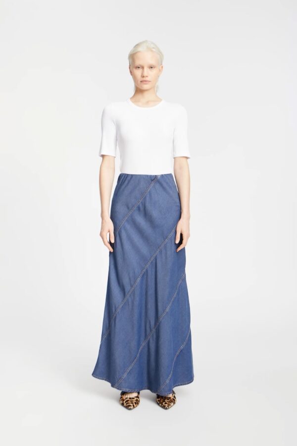 PARSON SKIRT, indigo