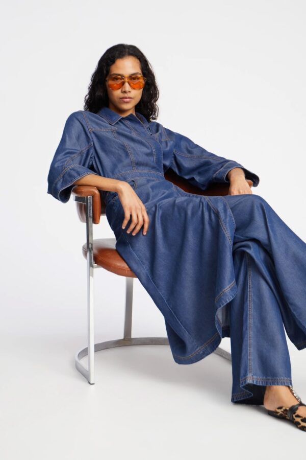PRESCOTT DRESS, indigo - Image 2