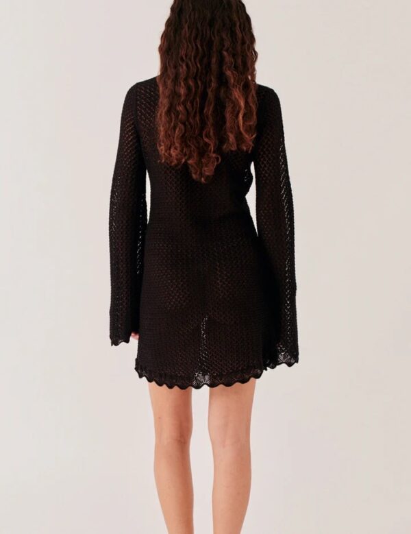 TANZANIA SHORT DRESS, black - Image 4