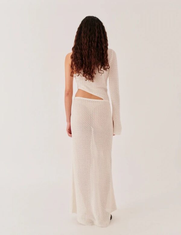 TANZANIA CUT OUT DRESS, cream - Image 4