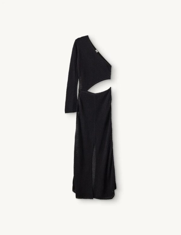 TANZANIA CUT OUT DRESS, black