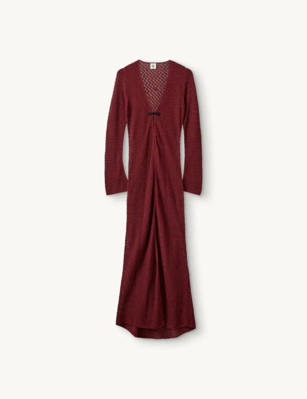 TANZANIA DRESS, burgundy