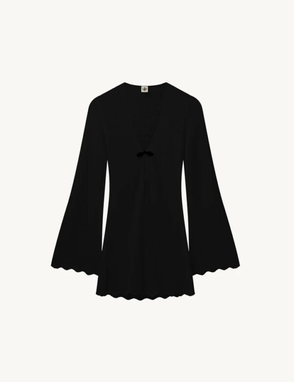 TANZANIA SHORT DRESS, black