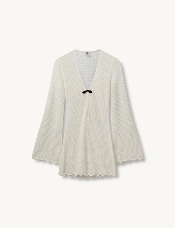 TANZANIA SHORT DRESS, cream