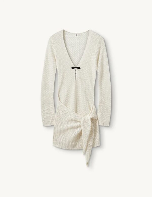 TANZANIA BEACH WRAP DRESS, cream