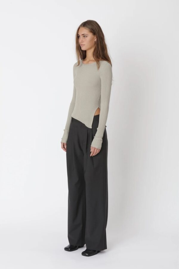 ADA KNIT SHIRT, london fog - Image 2