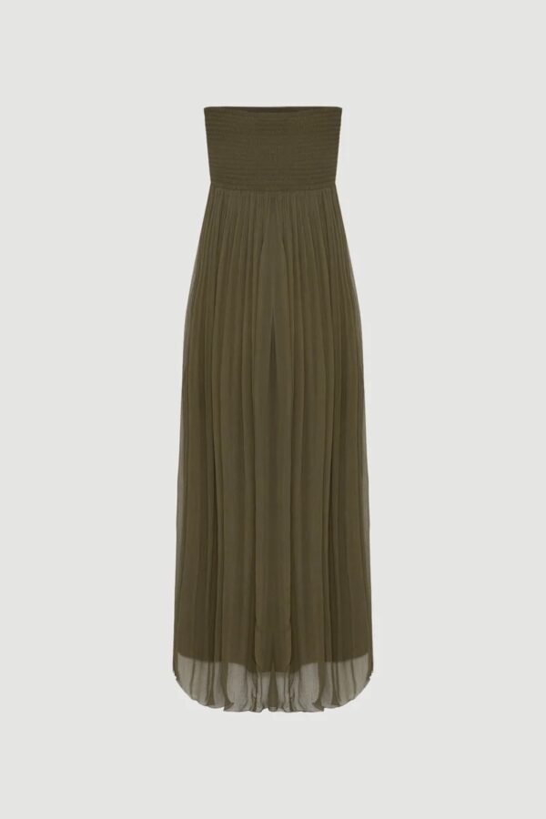 AMALFI DRESS, dark olive - Image 2