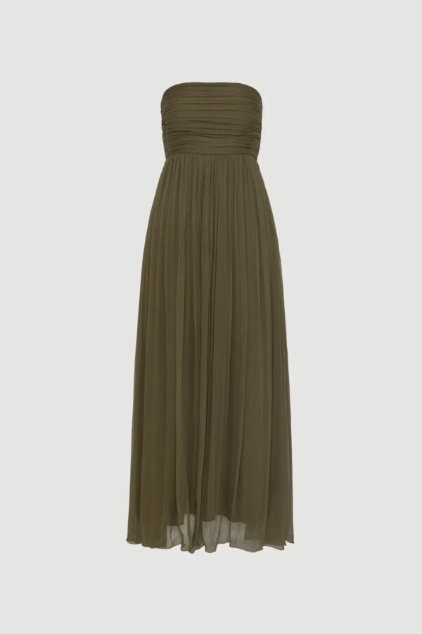 AMALFI DRESS, dark olive