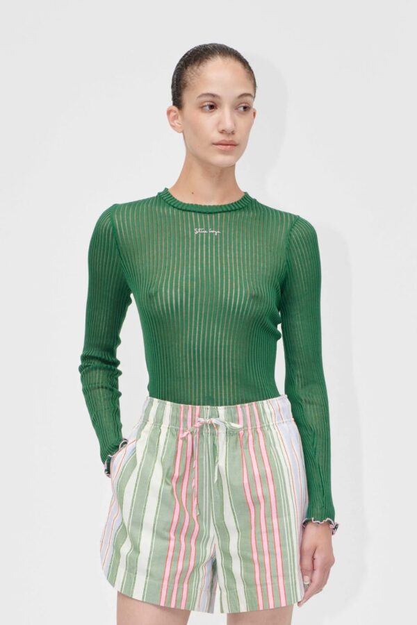 LONG SLEEVE CREWNECK, dark green