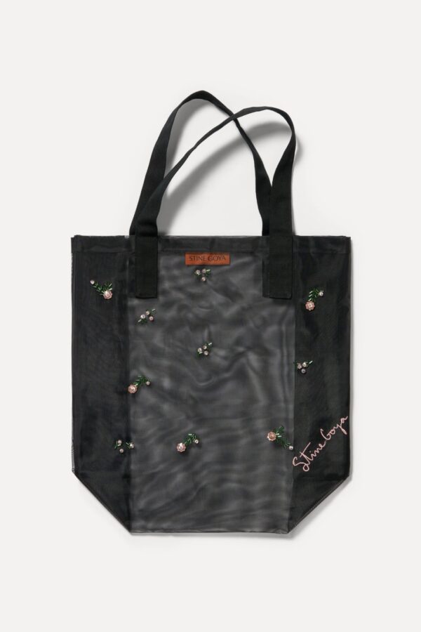 MESH TOTE, black