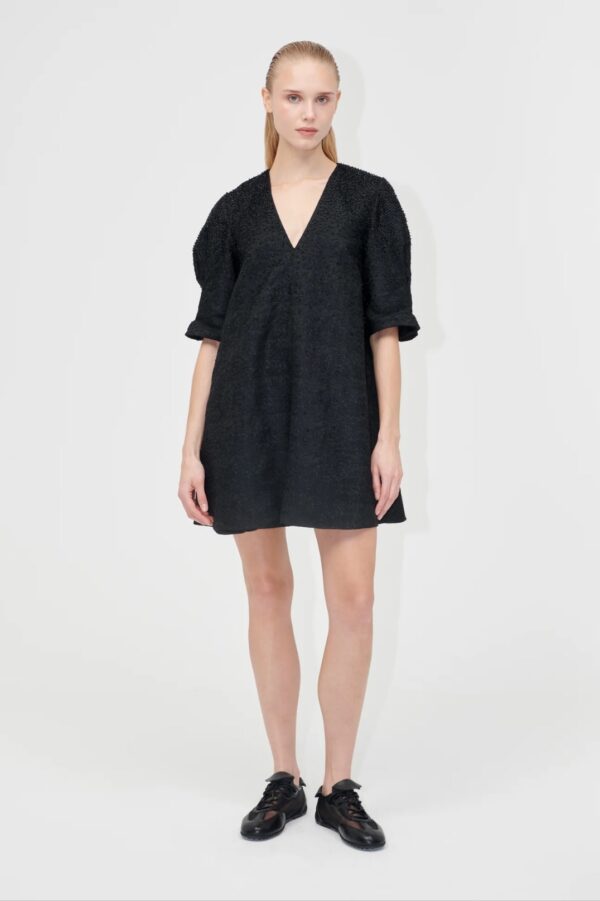 SHORT SLEEVE DRESS, gradient beads
