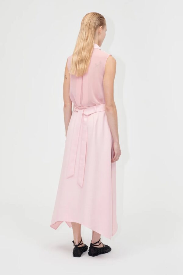 TAILORED HANDKERCHIEF DRESS, coral blush - Image 2
