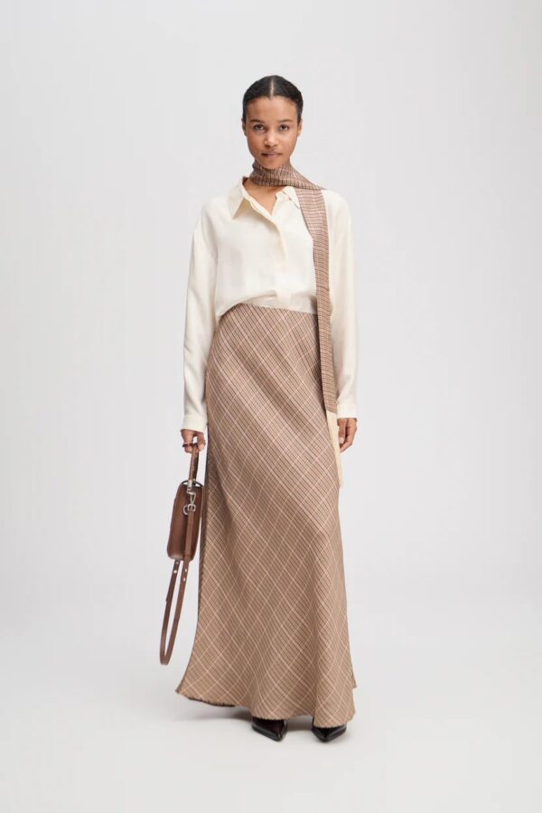 BARDOT SKIRT, mocca