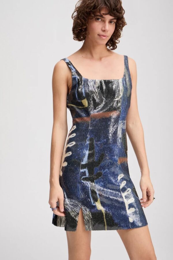 LEACH DRESS, navy - Image 2