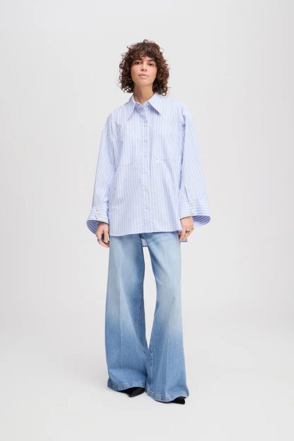 LYNNE TOP, light blue