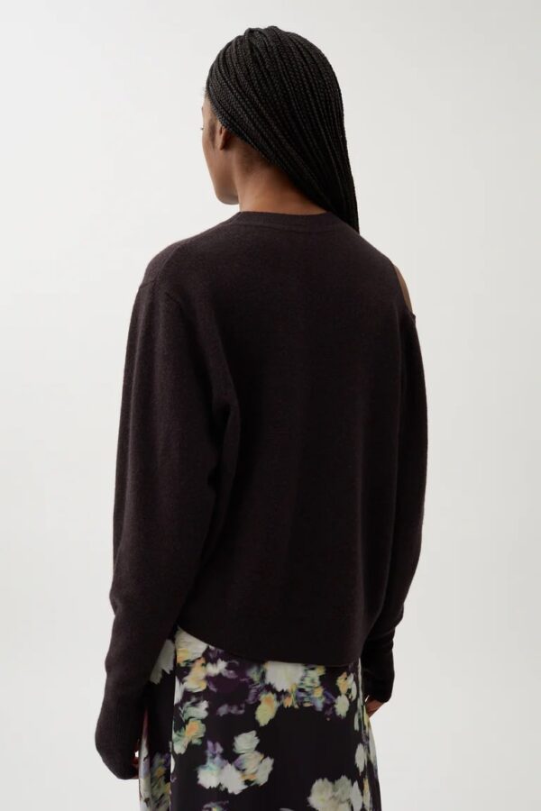 ACER KNITTED SWEATER, chocolate torte - Image 3