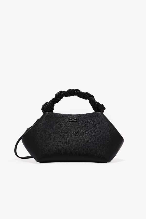 GRAINED BOU BAG SMALL, black