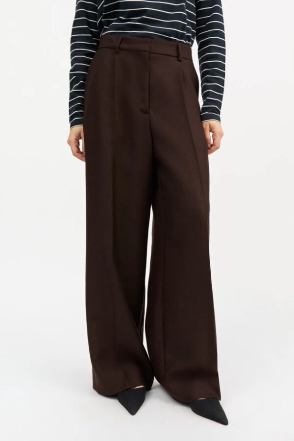 EMMERSON TROUSERS, dark brown - Image 2