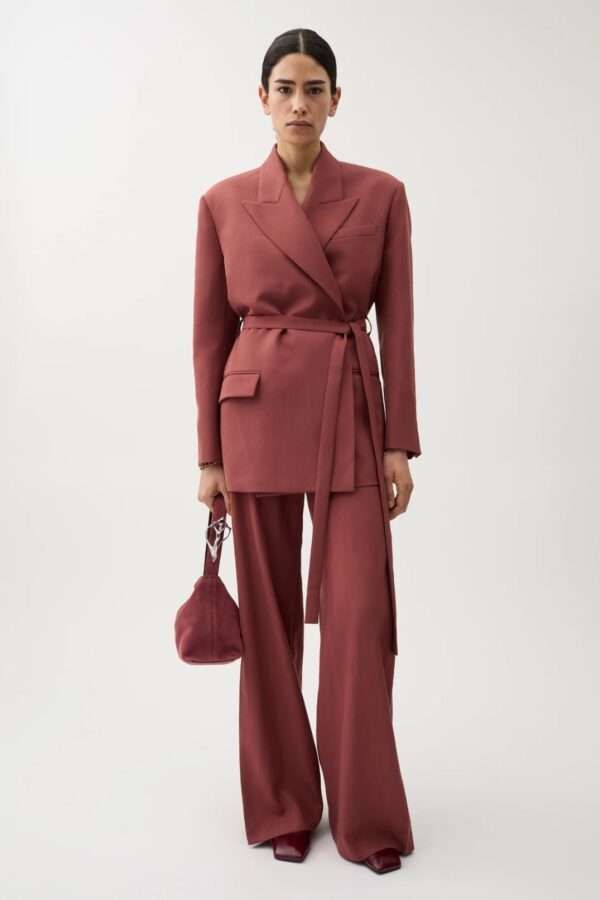 STAND FLUID BLAZER, rust