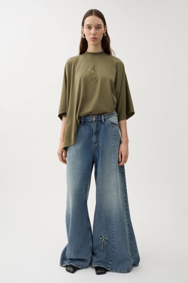MAJA EMBROIDERY DENIM, indigo