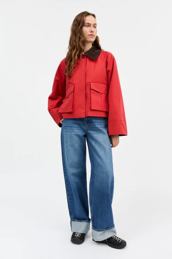 GABY CITY JACKET, aurora red