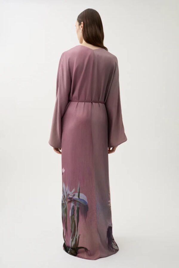 GLORIA FLOWER DRESS, moonscape purple - Image 2