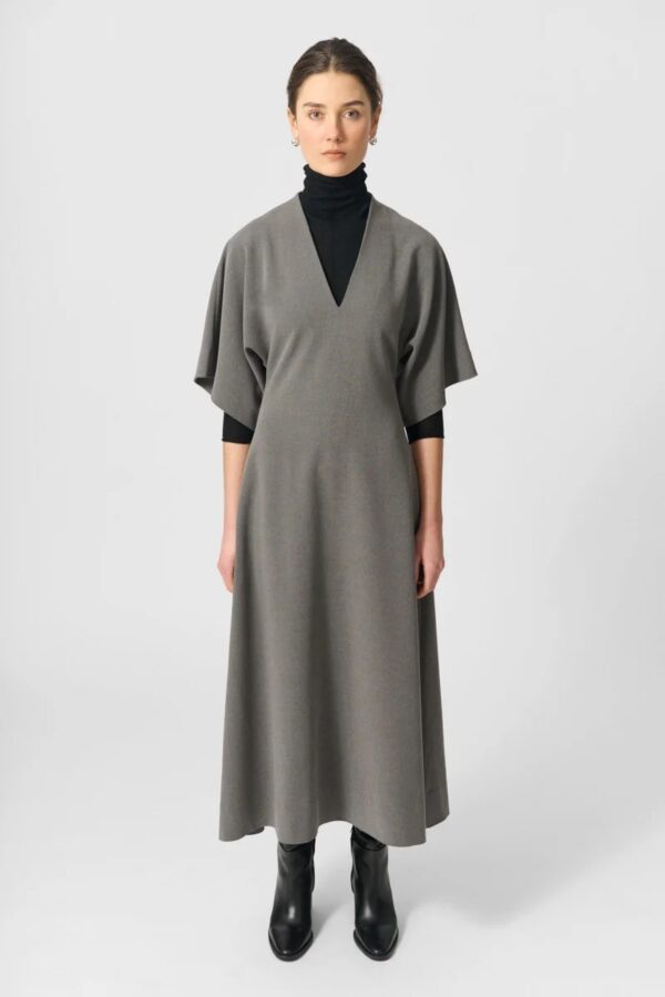 KAIA DRESS, dark grey