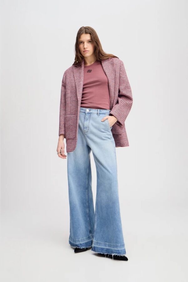 LECUBE PANTS, light blue