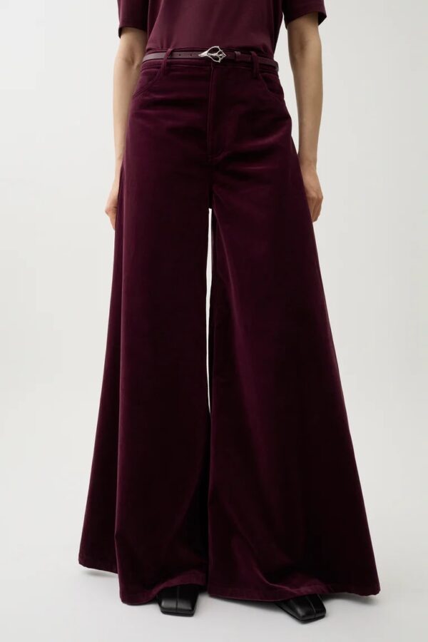 MAJA VELVET PANTS, winetasting - Image 2