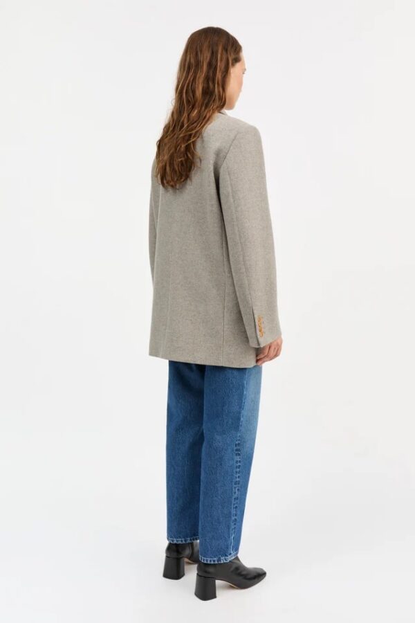 MICK BLAZER, warm grey twill - Image 3