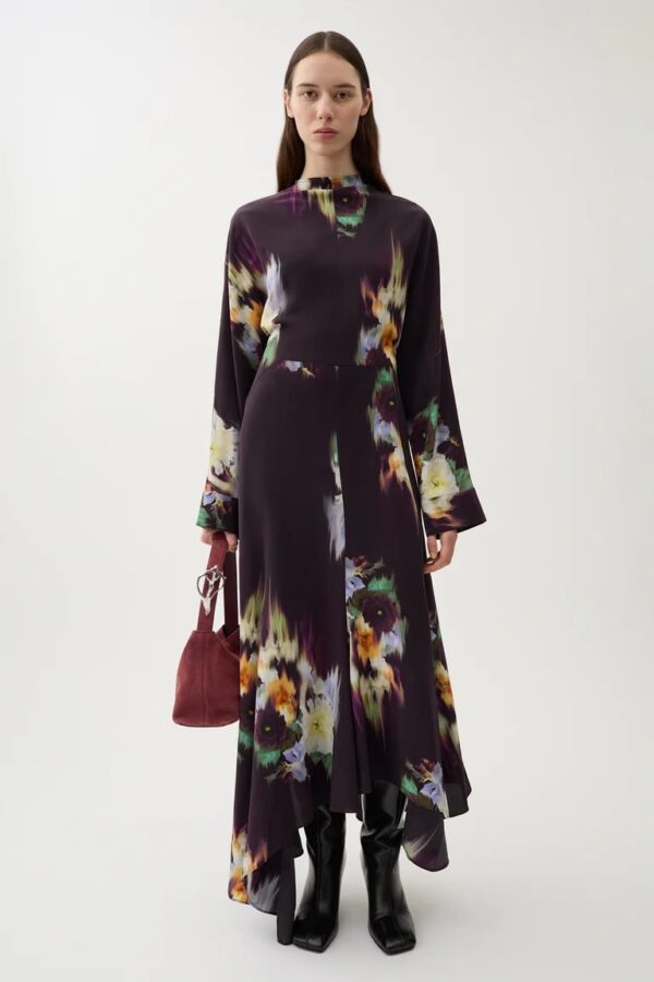 PETRA BAROQUE DRESS, gardenia lavender