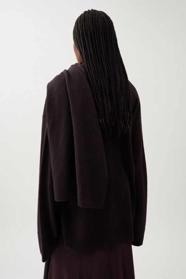 PHLOX KNITTED SWEATER, chocolate torte - Image 3