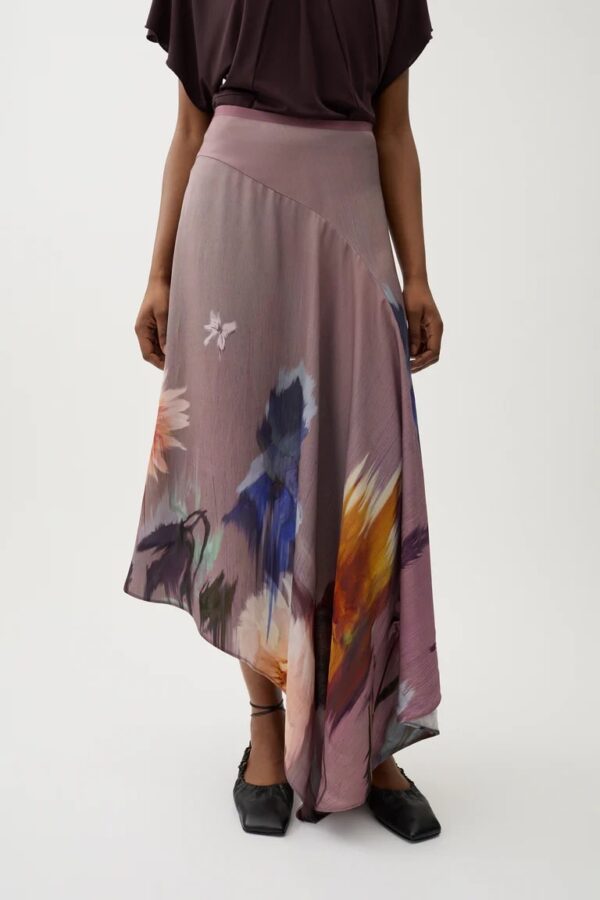 SWOOSH FLOWER SKIRT, moonscape purple - Image 2