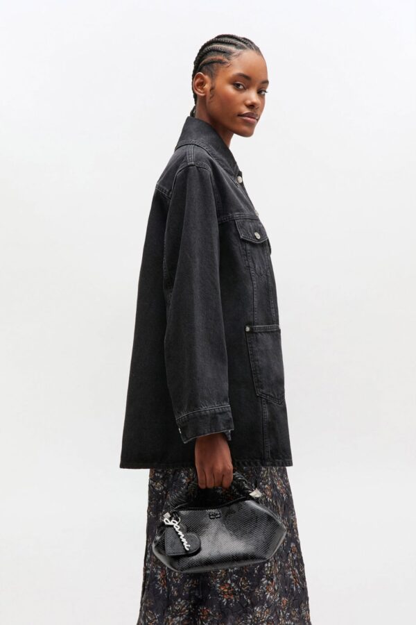 BOU BAG SMALL, black snake - Image 3