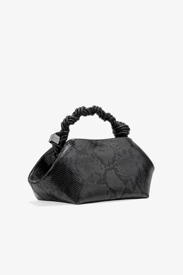 BOU BAG SMALL, black snake - Image 2
