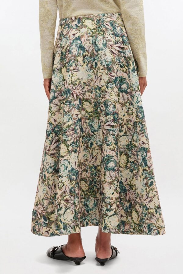 TAPESTRY LONG CIRCLE SKIRT, jadeite - Image 2
