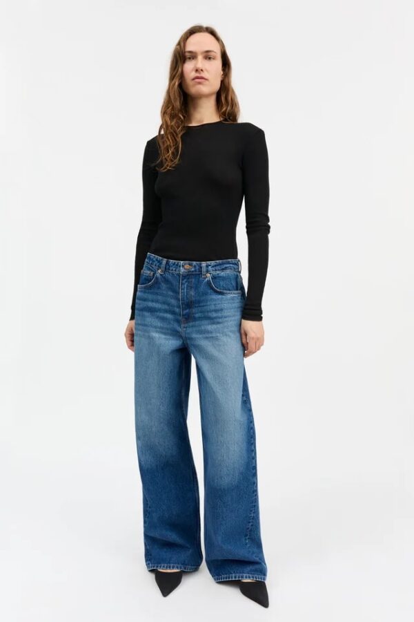 WILLOW WIDE JEANS, vintage washed blue